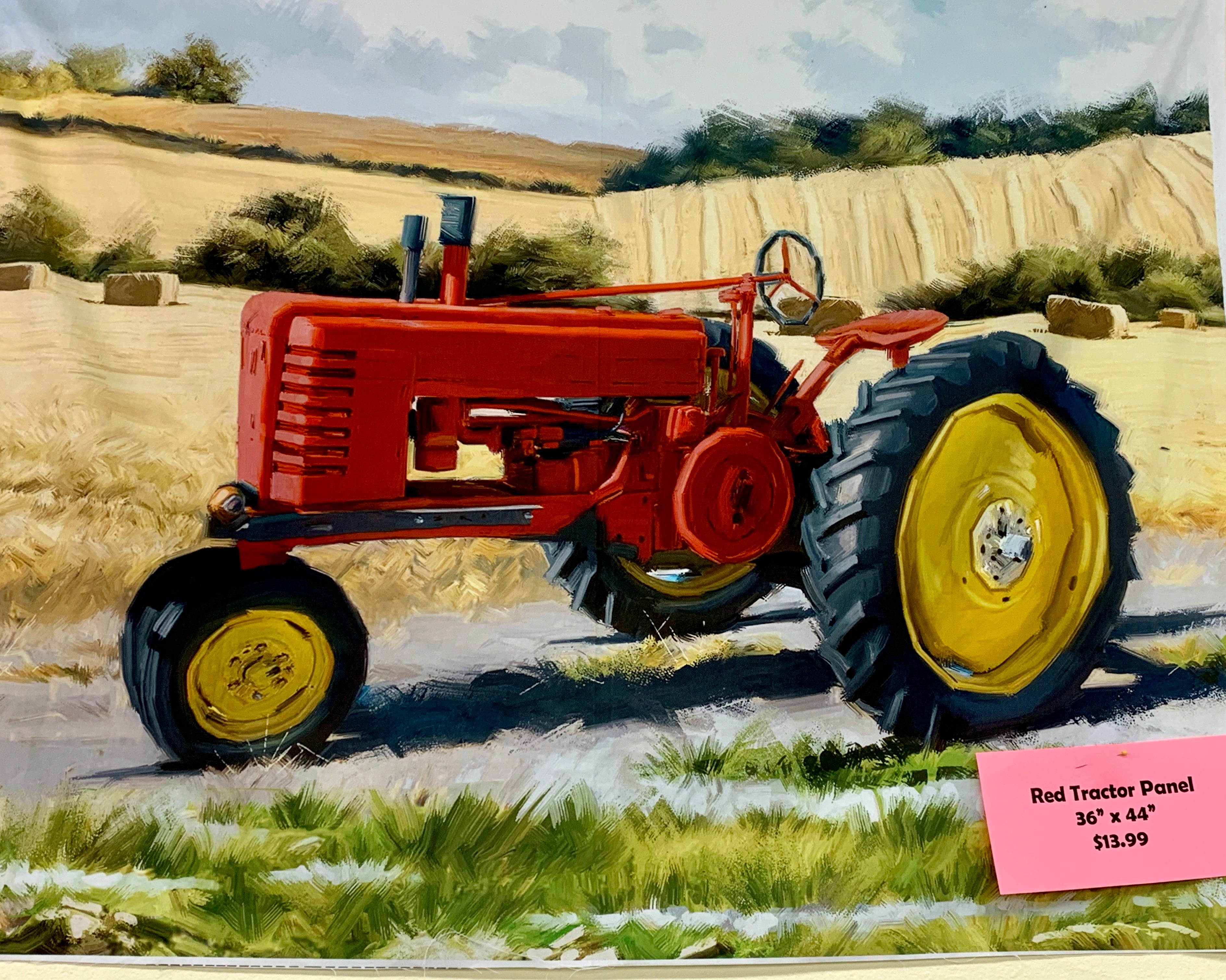 RED TRACTOR PANEL - Quilter's Corner SD