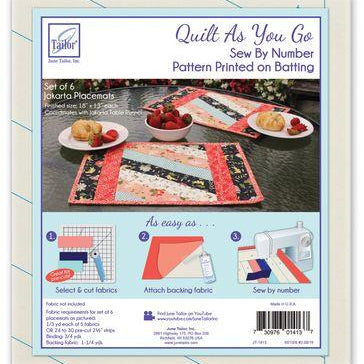 QUILT AS YOU GO JAKARTA PLACEMATS - Quilter's Corner SD